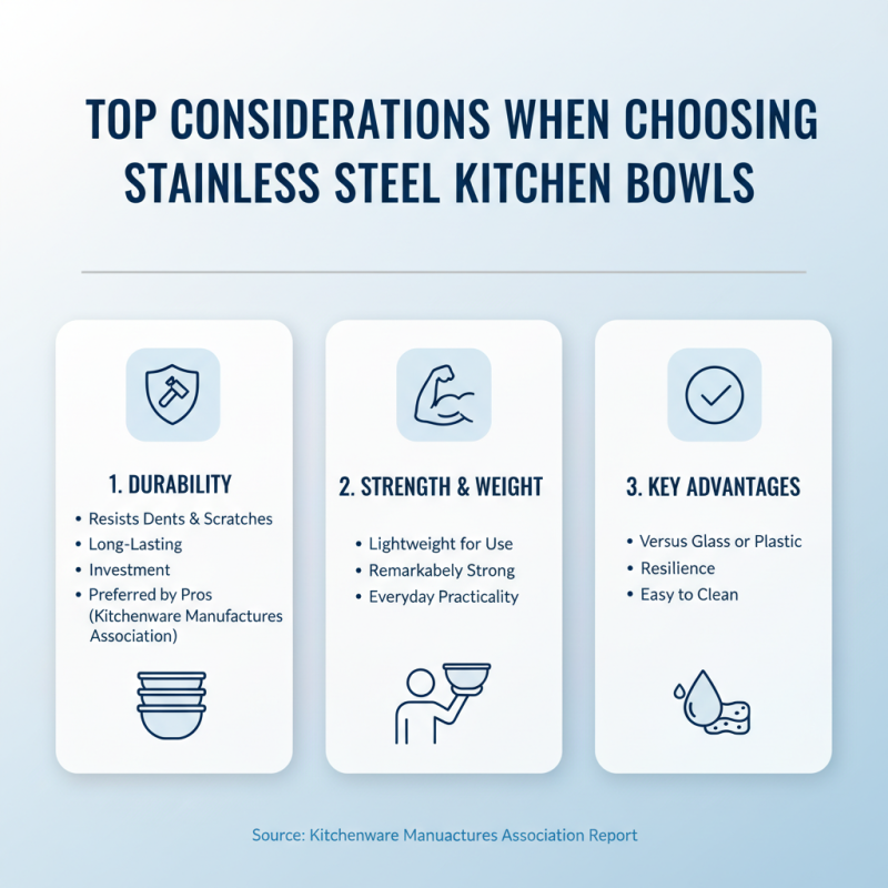 2026 Best Stainless Steel Kitchen Bowls for Your Home?