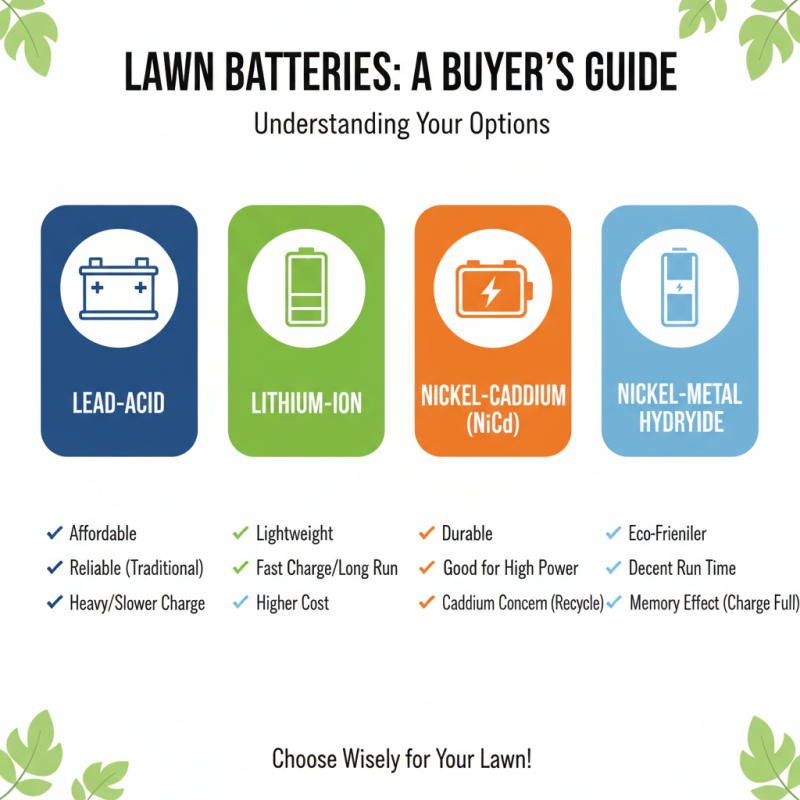 How to Choose the Best Lawn Battery for Your Needs?