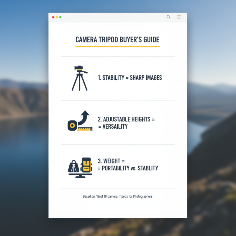 Top 10 Camera Tripods in China You Should Consider for Best Photography?