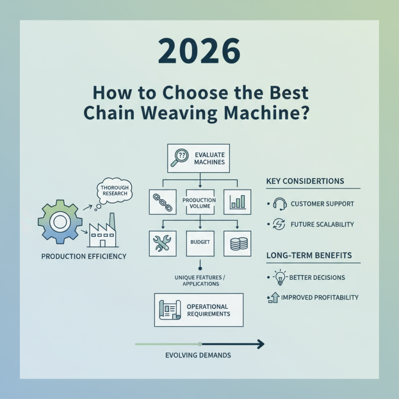 2026 How to Choose the Best Chain Weaving Machine?