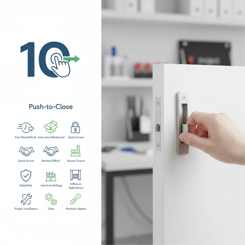 Top 10 Benefits of Using Push To Close Latch for Your Projects?