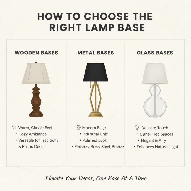2026 Best Lamp Base Options for Stylish Home Lighting Solutions?