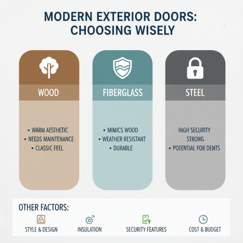 2026 How to Choose Modern Exterior Doors for Your Home