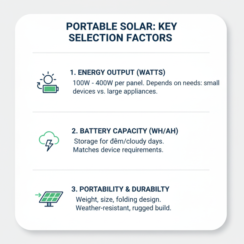 Top Tips for Choosing Portable Solar Power Solutions?