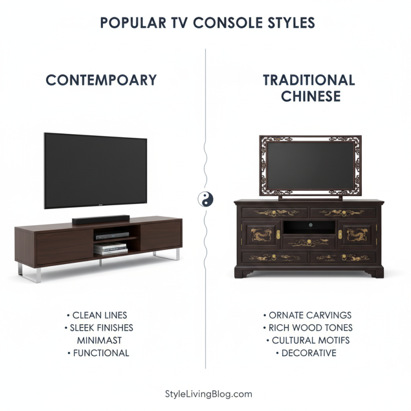 Top China TV Console Table Styles for Global Buyers?