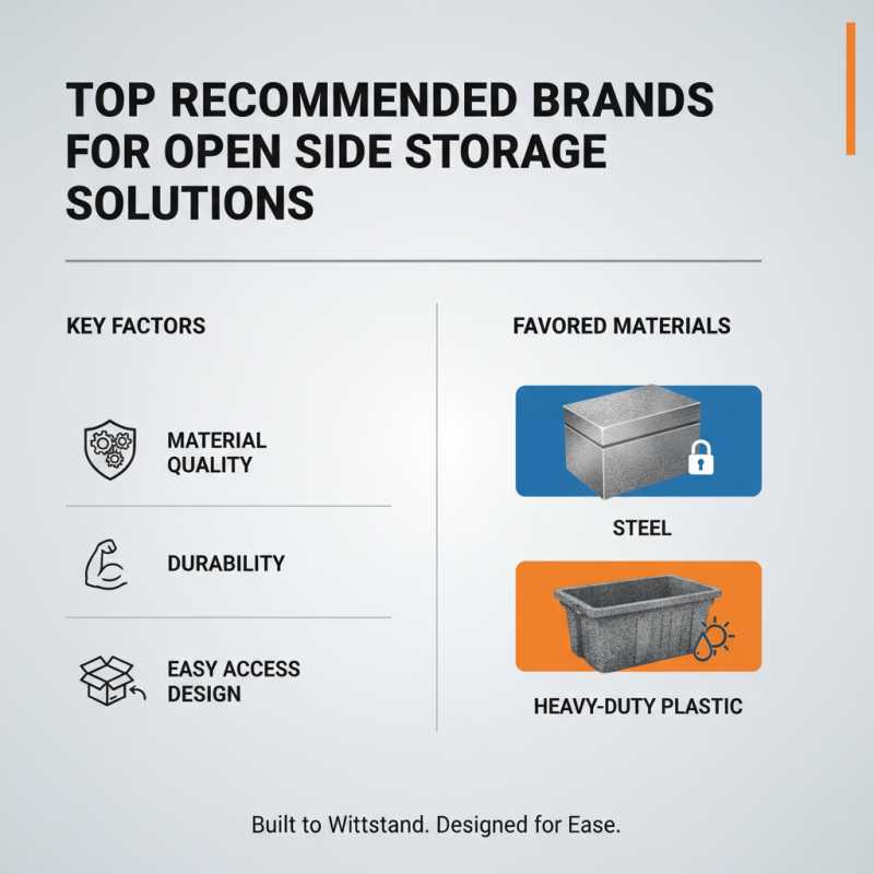 Best Open Side Storage Container Options for Your Needs?