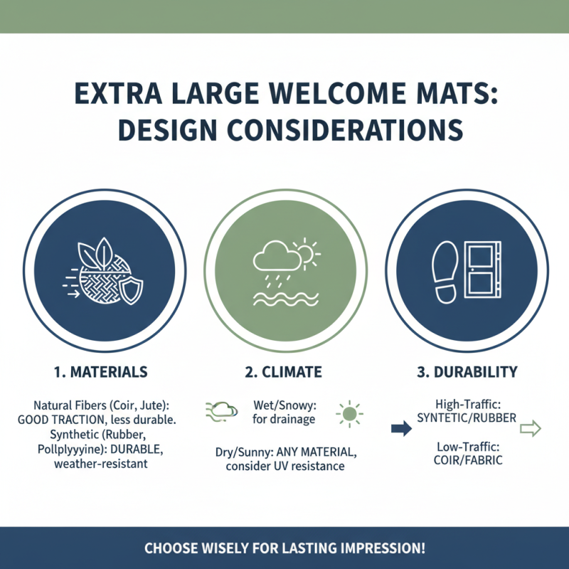 Why Choose an Extra Large Welcome Mat for Your Home?