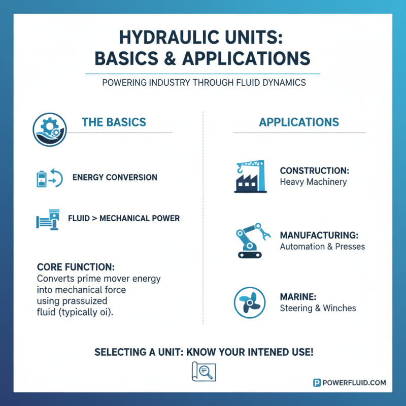 Essential Tips for Choosing the Right Hydraulic Unit?