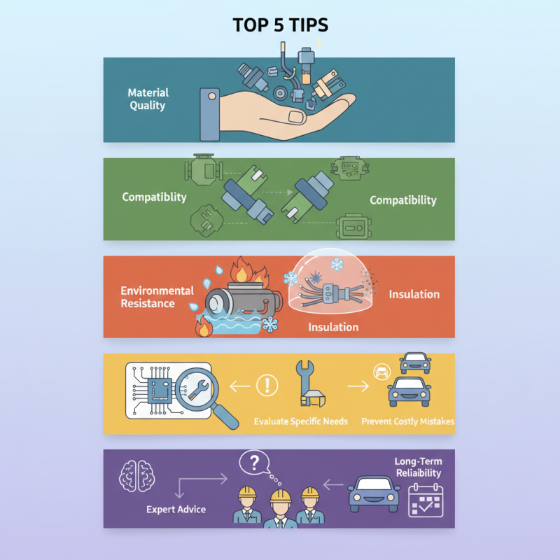 Top 5 Tips for Choosing Auto Connectors for Your Needs?