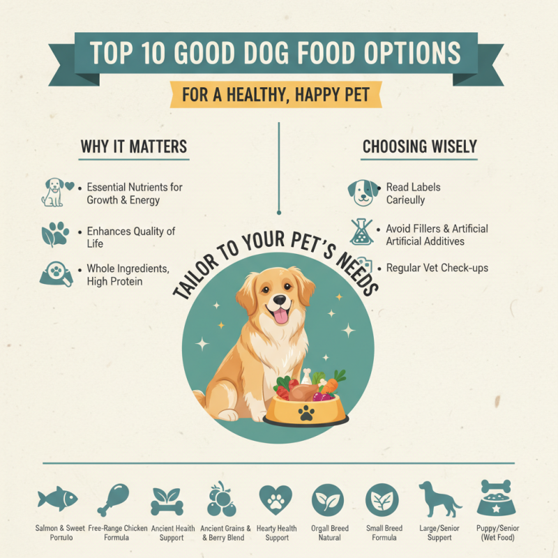 Top 10 Good Dog Food Options for a Healthy Happy Pet?