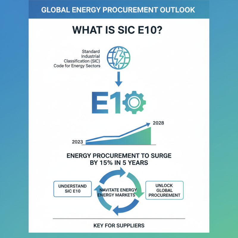 What is the Best SIC E10 for Global Procurement Suppliers?