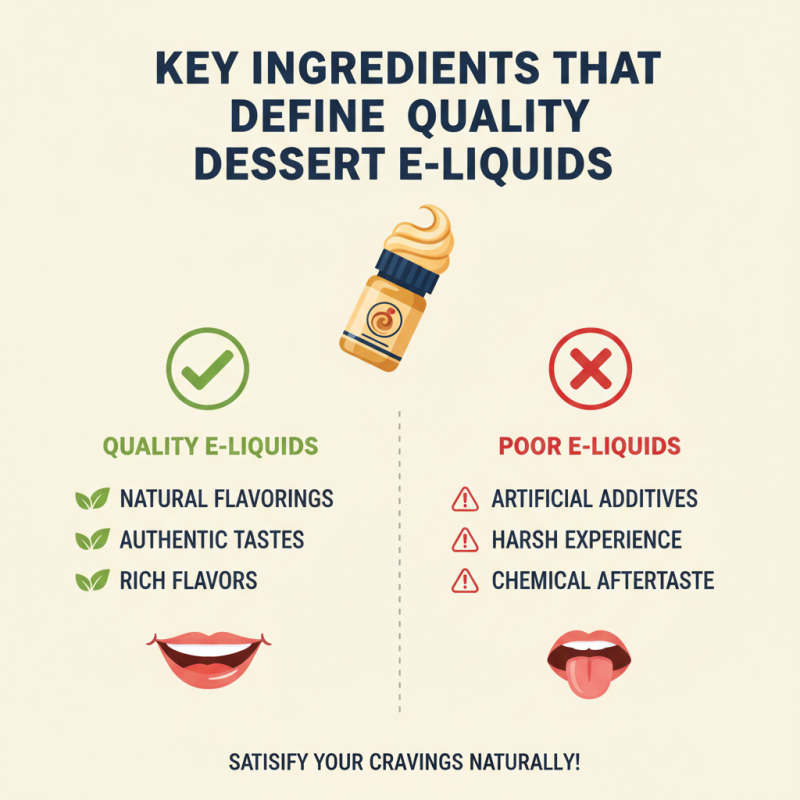 2026 How to Choose the Best Dessert E-Liquid for Your Needs?