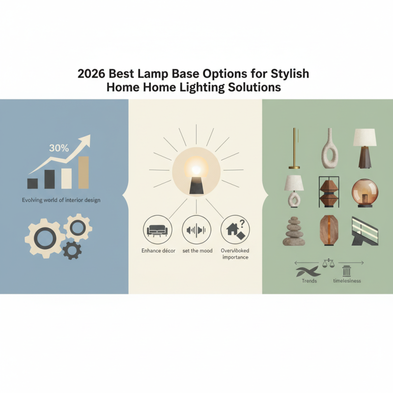 2026 Best Lamp Base Options for Stylish Home Lighting Solutions?