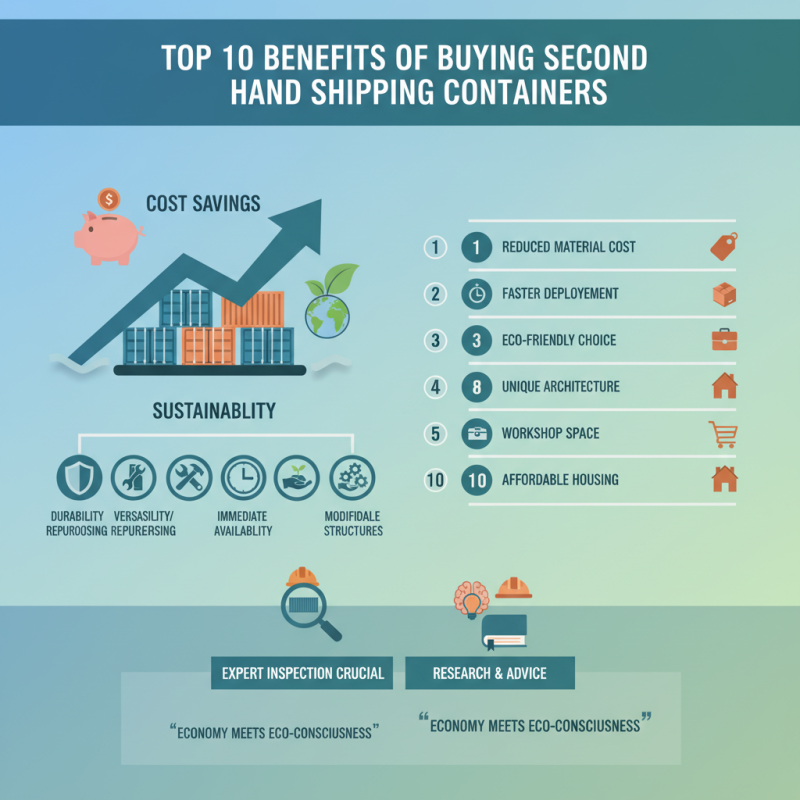 Top 10 Benefits of Buying Second Hand Shipping Containers?