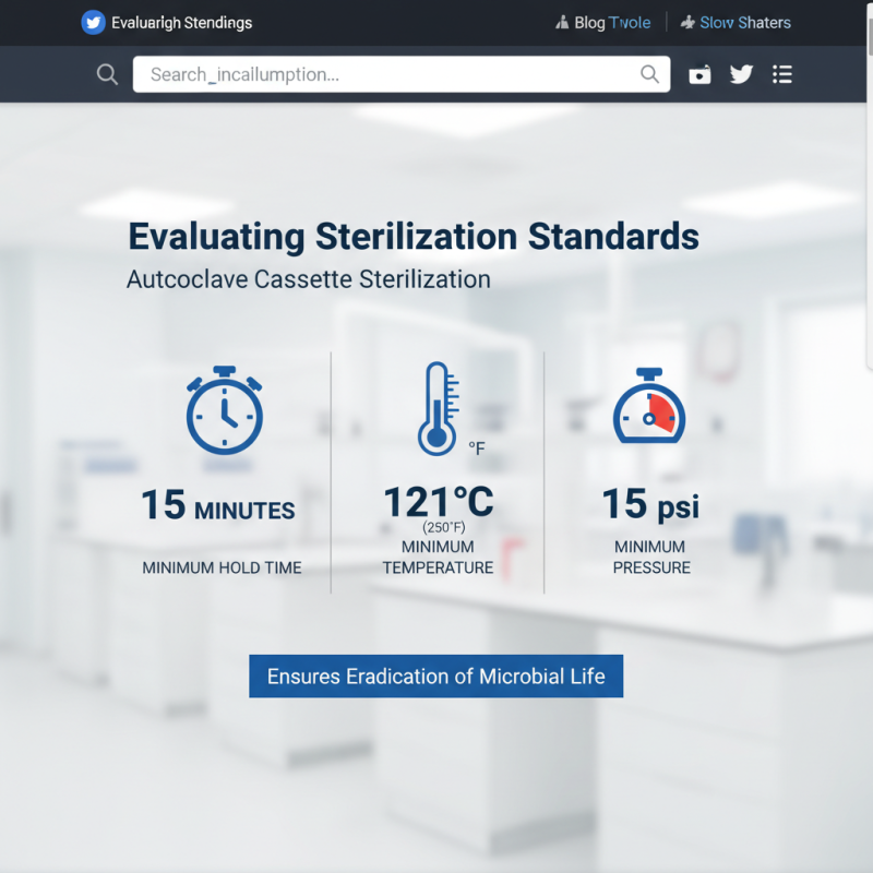 How to Choose the Best Autoclave for Cassettes?