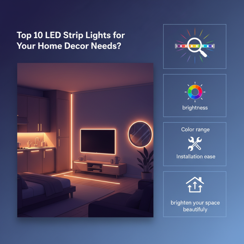 Top 10 Led Strip Lights for Your Home Decor Needs?