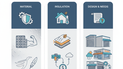 How to Choose the Best Exterior Roll Up Door for Your Needs?