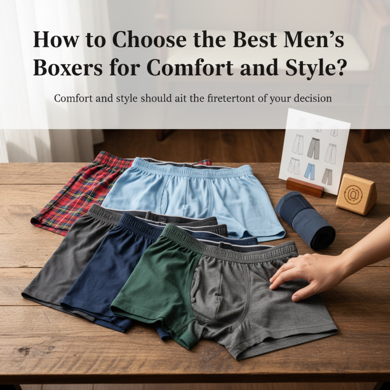 How to Choose the Best Mens Boxers for Comfort and Style?