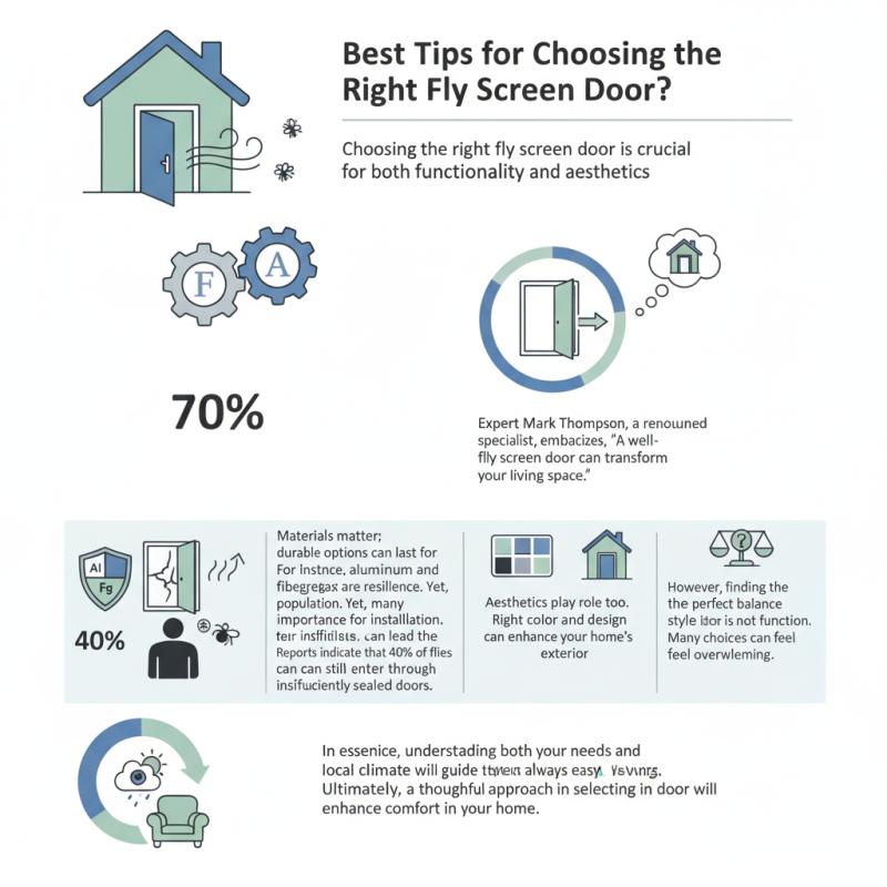 Best Tips for Choosing the Right Fly Screen Door?