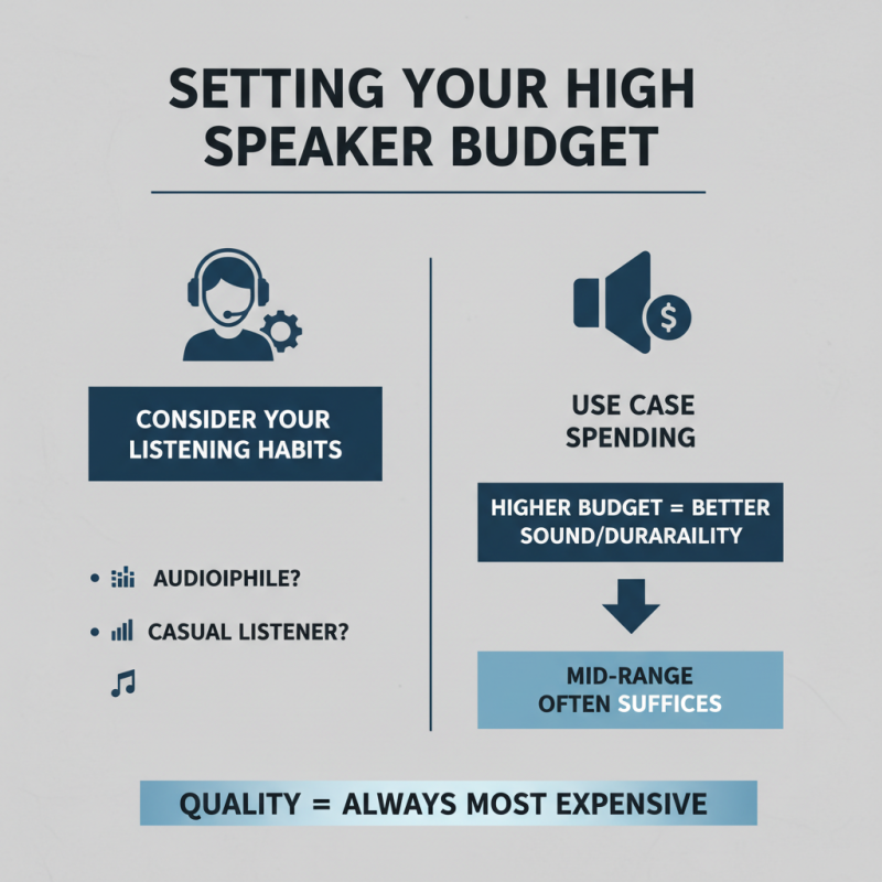 How to Choose the Best High Speakers for Your Needs?