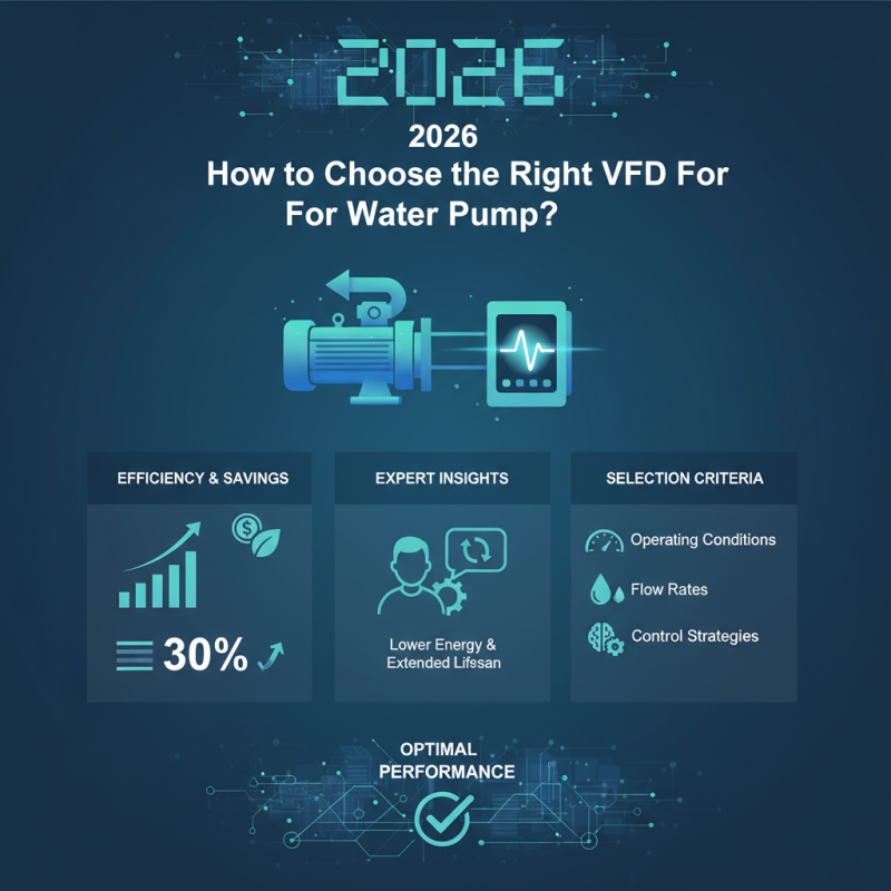 2026 How to Choose the Right Vfd For Water Pump?