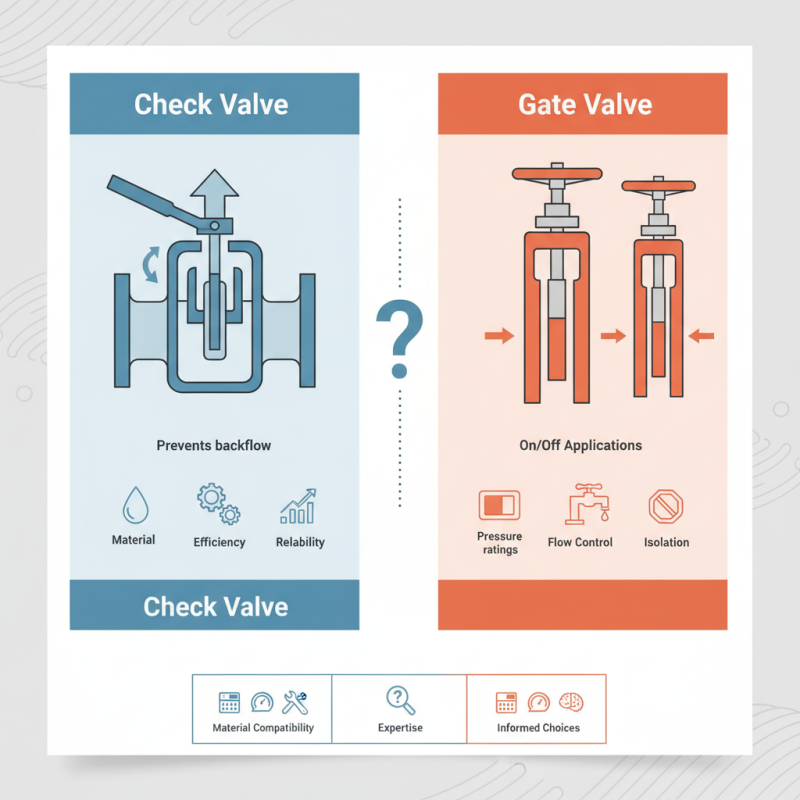 Check Valve vs Gate Valve Essential Tips for Global Buyers?