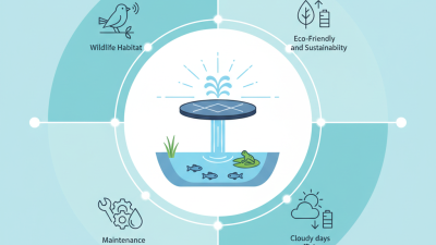 What is a Floating Solar Powered Large Pond Fountain?