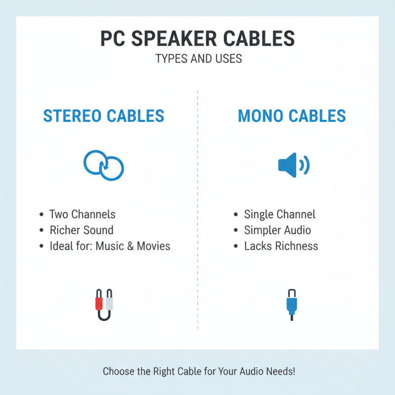 Why Do You Need a PC Speaker Cable for Your Audio Setup?