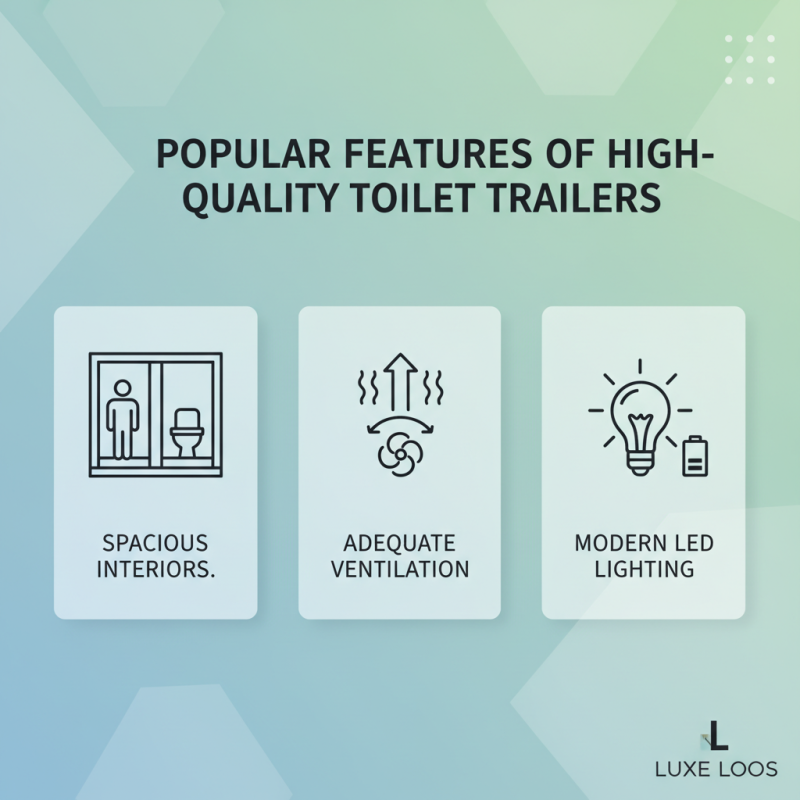 Top Mobile Toilet Trailer Options for Events and Festivals?