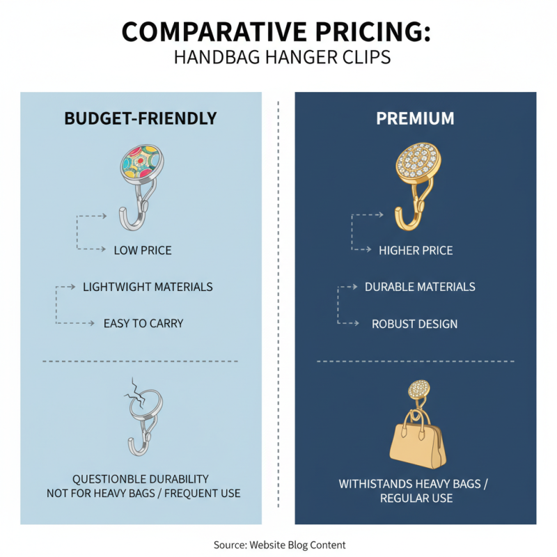 Custom Handbag Hanger Clip Quality and Price Comparison Guide?