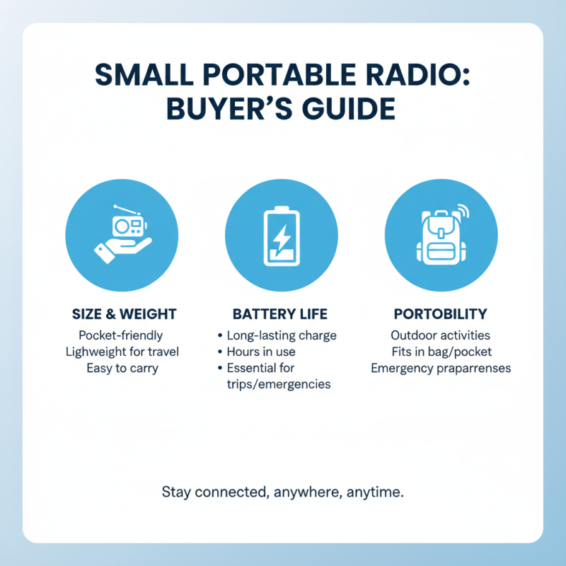 How to Choose the Best Small Portable Radio for Your Needs?