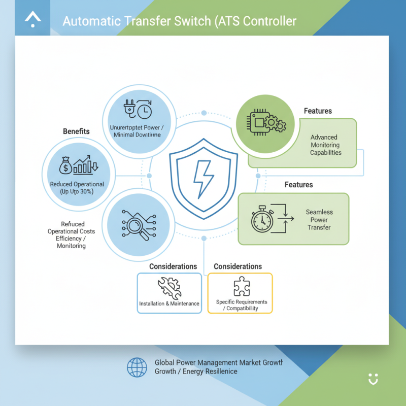 Top ATS 100 Automatic Transfer Switch Controller Benefits and Features?