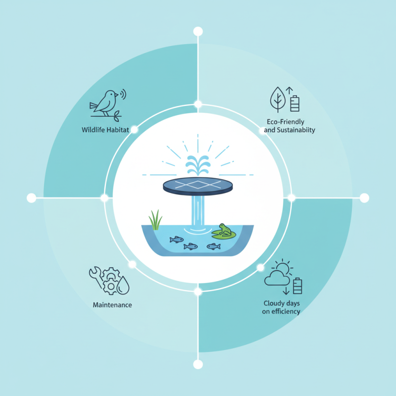 What is a Floating Solar Powered Large Pond Fountain?