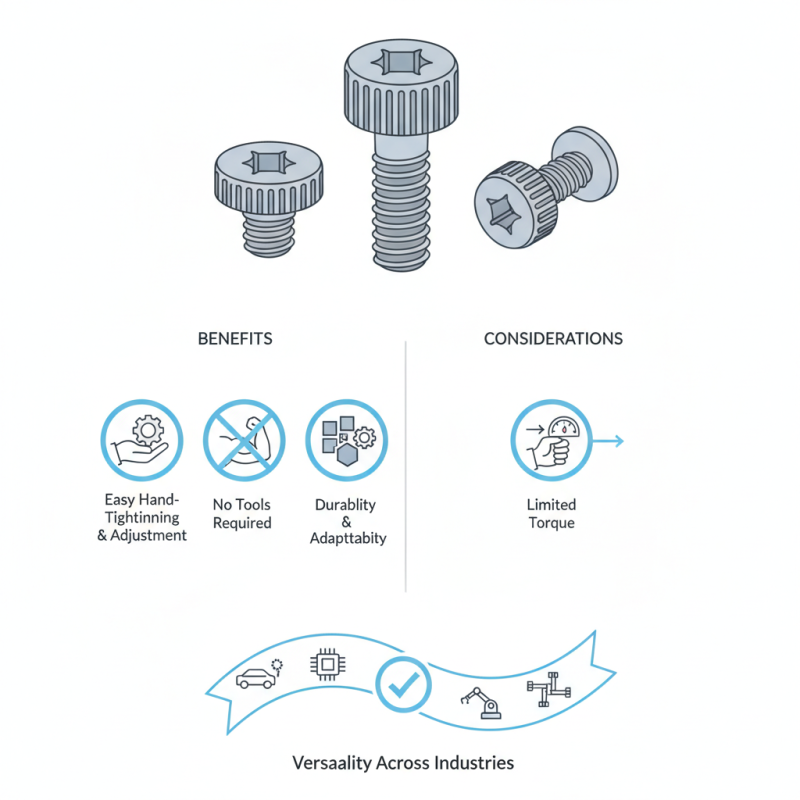 What are the Benefits of Using Knurled Thumb Screws?