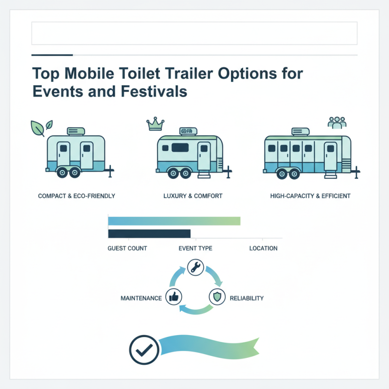 Top Mobile Toilet Trailer Options for Events and Festivals?