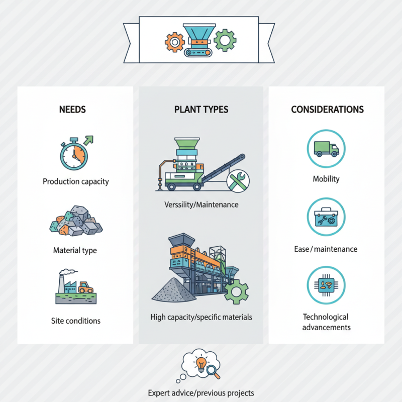 Tips for Choosing the Best Crushing Screening Plant for Your Needs?
