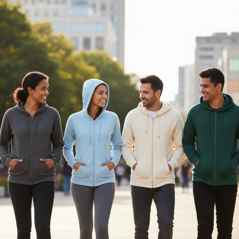 What Makes Zip-Up Hoodies a Must-Have for Global Buyers?