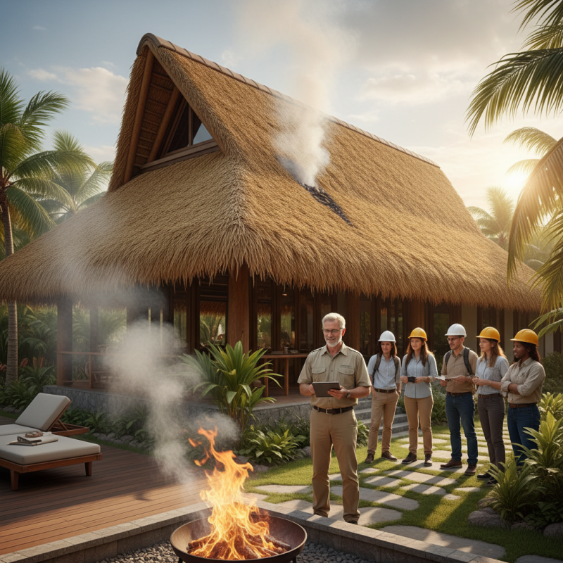 Top Benefits of Fireproof Artificial Thatch for Your Projects?