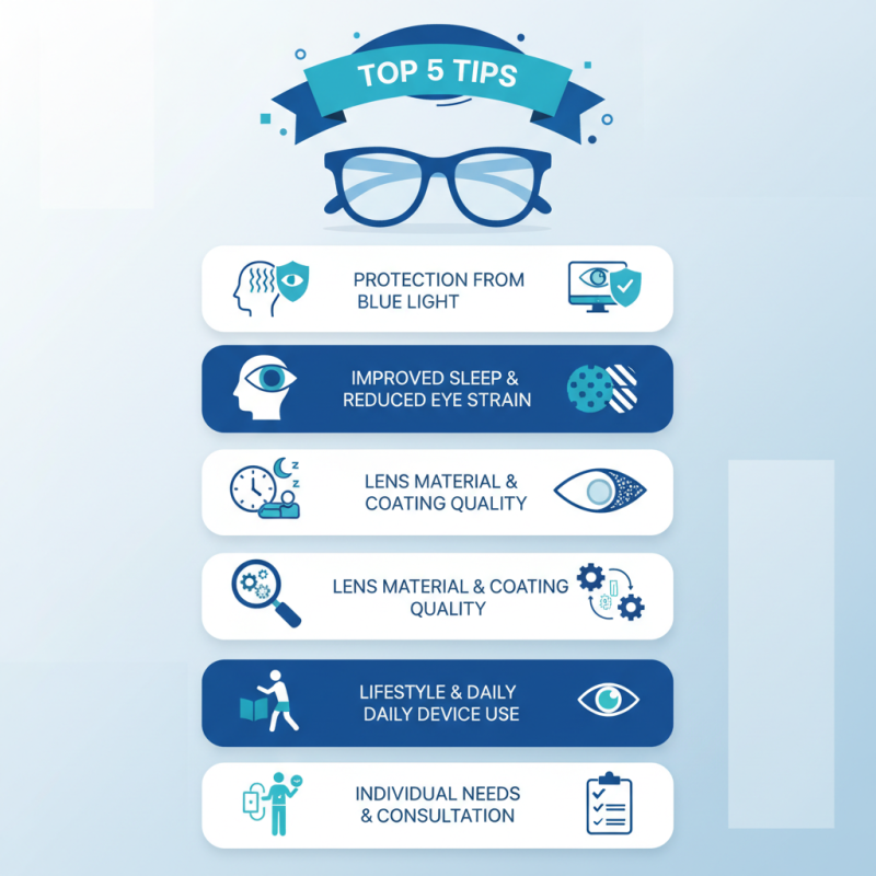 Top 5 Tips for Choosing Blue Cut HMC Lenses for Your Glasses?
