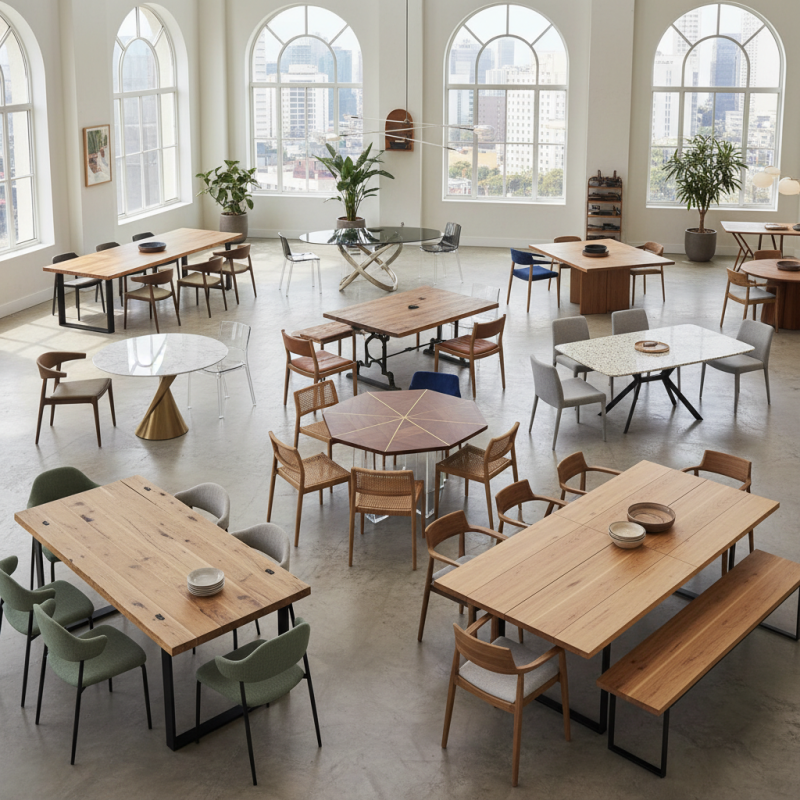 Top 10 Stylish Dining Tables for Global Buyers to Explore