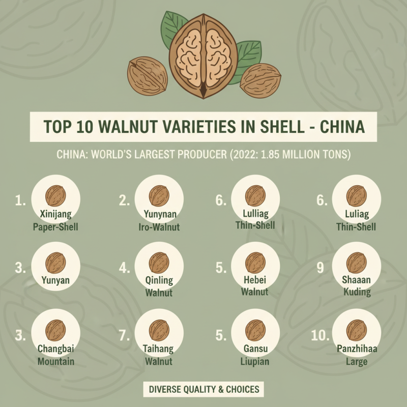 China Top 10 Walnuts In Shell Varieties You Need to Know?