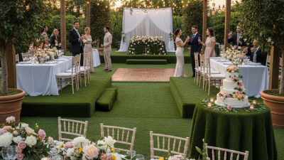 How to Choose Artificial Grass for Wedding Decor?