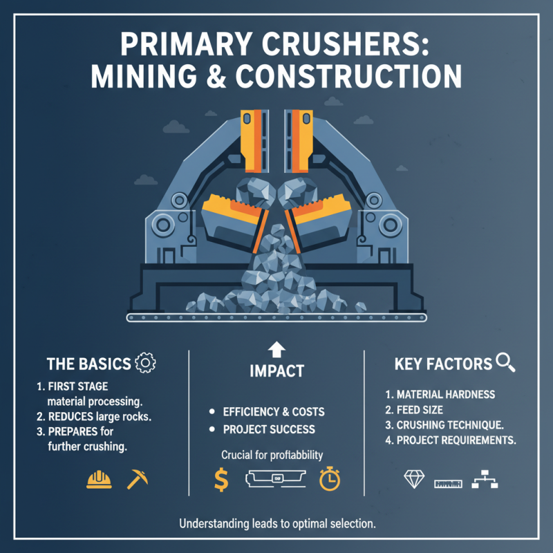 Why Choosing the Right Primary Crusher is Essential for Your Project?