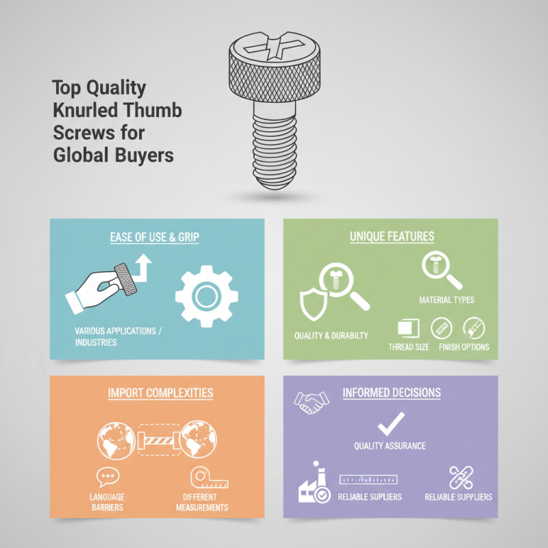 Top Quality Knurled Thumb Screws for Global Buyers?