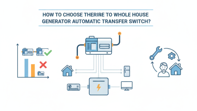 How to Choose a Whole House Generator Automatic Transfer Switch?