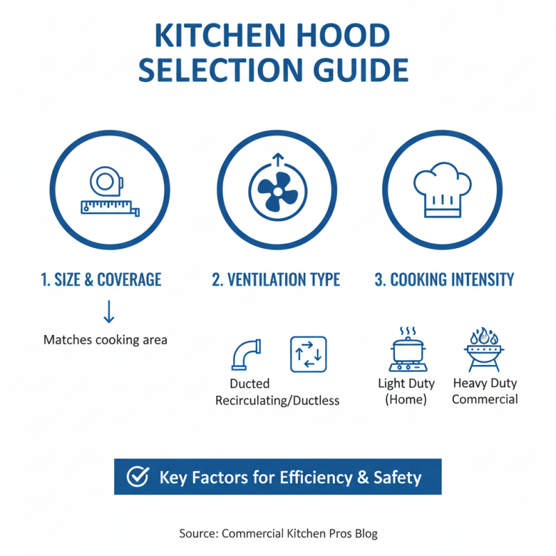 How to Choose the Right Commercial Kitchen Hood for Your Business?