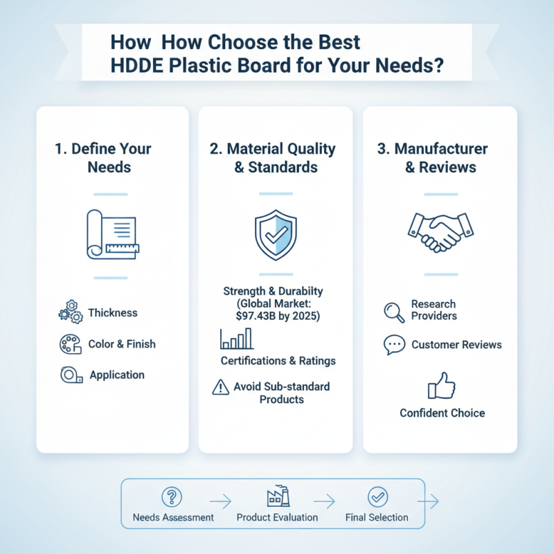 How to Choose the Best Hdpe Plastic Board for Your Needs?
