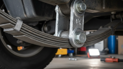 Why Choose the Right Suspension Parts Spring Shackle for Your Vehicle?