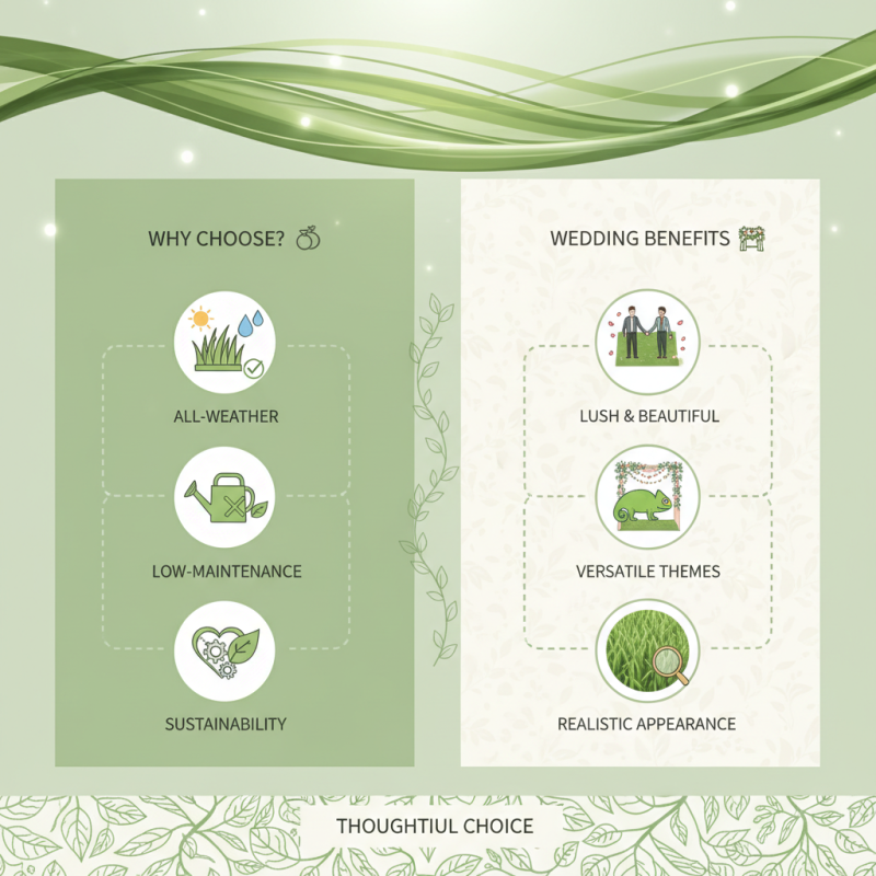 Why Choose Artificial Grass For Your Wedding Venue?