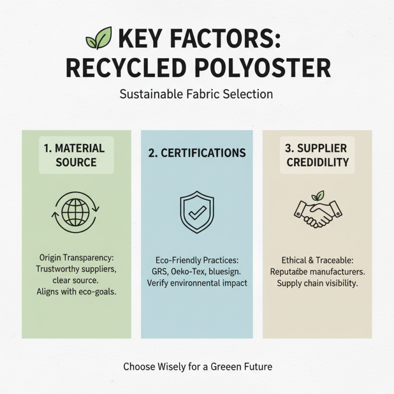 How to Choose Recycled Polyester Fabric for Sustainable Fashion?
